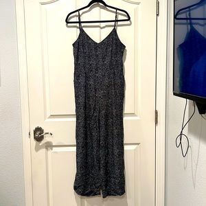 Black and white jumpsuit romper